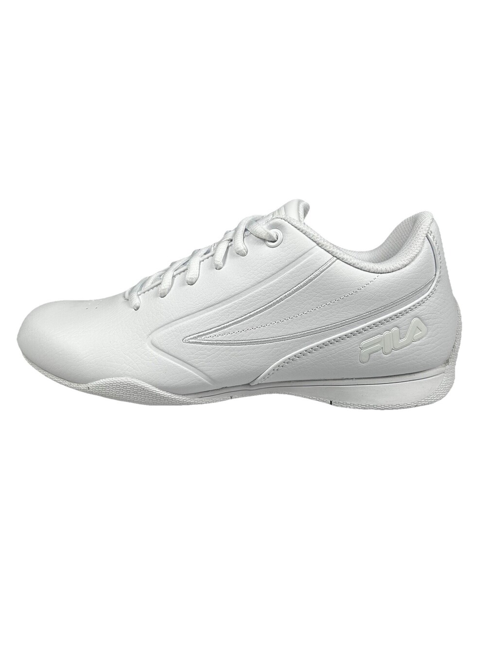 Fila Forlani Outline Flag Womens White Motorsport Inspired Sneakers Shoes 7.5